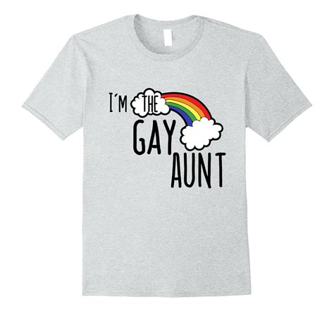 Im The GAY Aunt Shirt Funny New Gay Aunts To Be Tee LVS Loveshirt