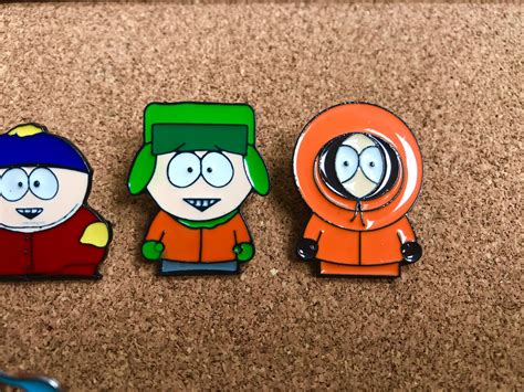 SET OF 7 South Park Enamel Pins Brand New Butters Stan Etsy