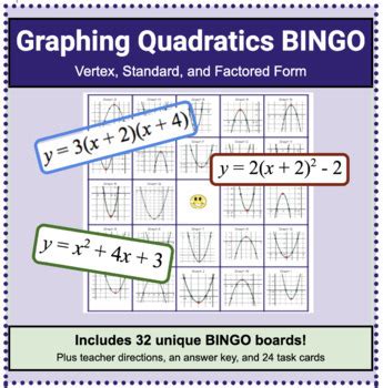 Graphing Quadratic Functions Bundle By Algebra Made Fun TPT