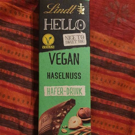 Lindt Hello Vegan Haselnuss Review Abillion