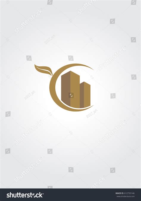 Building Business Icon Logo Stock Vector (Royalty Free) 612735146 ...