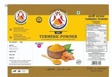 Sharthi 500g Turmeric Powder At Rs 90 Box Cooking Spices In Nim Ka