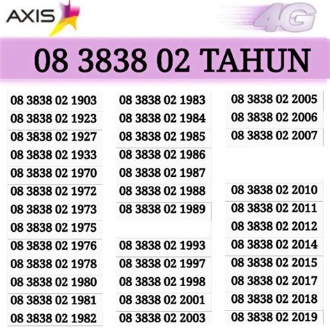 Jual Nomor Cantik Xl Kartu Perdana Xl G G Nocan Xl Axiata Super