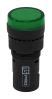 RS PRO Panel Mount Green LED Pilot Light 16mm Cutout IP40 Round 24