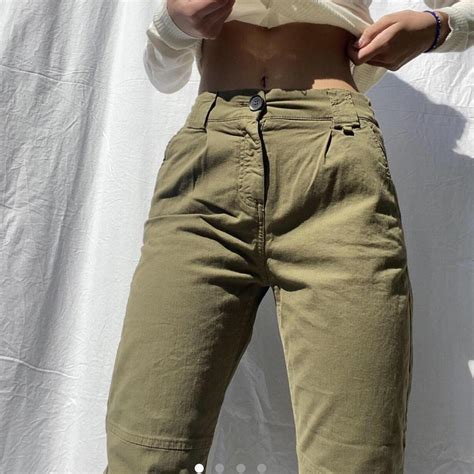 Green Cargo Pants Perfect Style For Going Out As Depop