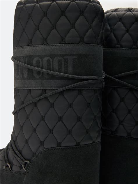 Icon Black Quilted Boots Moon Boot Official Us Store