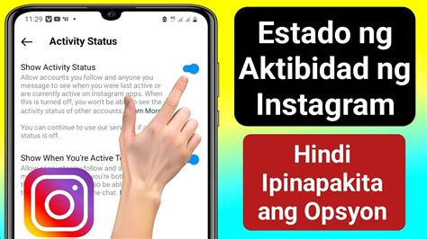 Paano I Off Ang Active Status Sa Instagram Kung Paano I Off Ang