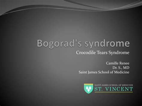 Crocodile Tears Syndrome Ppt