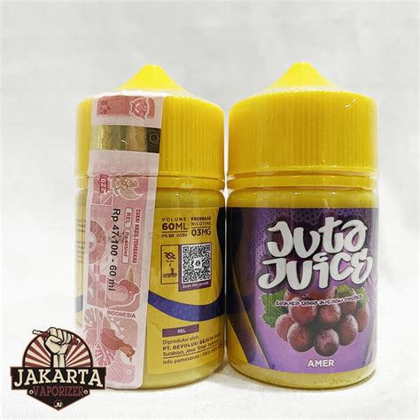 Jual JUTA JUICE AMER ANGGUR MERAH 60ML 3MG 7MG BY RSR BREW PREMIUM