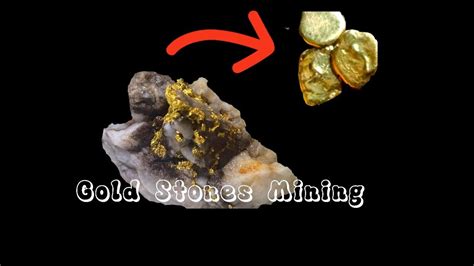 Mining Stones For Gold Gold Mining Stones Goldminers Hard Rock How To