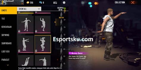 Emote Ff Langka Pemain Free Fire Wajib Punya Esportsku