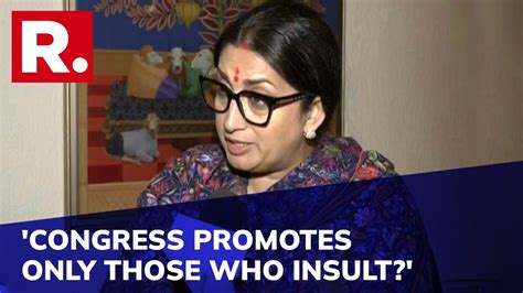 Shows Mentality Smriti Irani Rips Through Vadra Congress Over