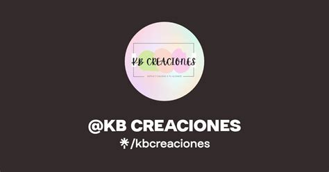 KB CREACIONES Instagram TikTok Linktree