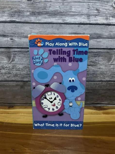 Telling Time With Blue Viacom Vhs Playtested Blues Clues