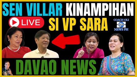 SEN VILLAR KINAMPIHAN SI VP SARA PINITIK SI FL LIZA YouTube