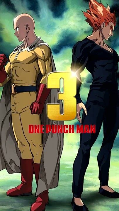 Terceira Temporada De One Punch Man Confirmada Shorts Youtube