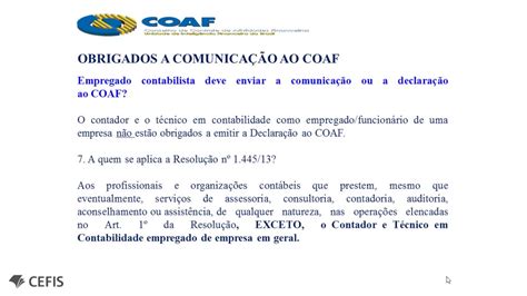 COAF Declaração de Não Ocorrência de Operações YouTube