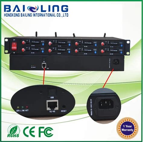Gsm Ethernet Modem With 8 Sim Card Slot Rj45 Interface Support Internet ...