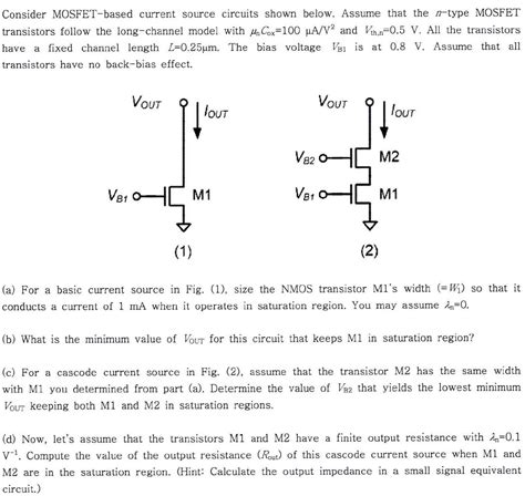 Consider The Cascode Amplifier Shown Below All Transistors Have Their