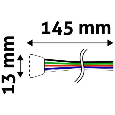 Elektronaponshop Zenski Konektor Kabl Za Led Traku V Rgb W Pina