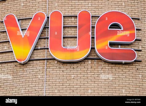 VUE cinema sign logo, Cambridge England, UK Stock Photo - Alamy