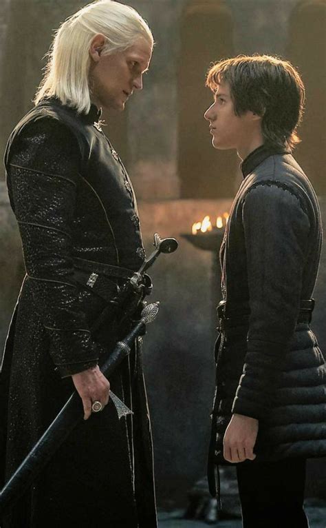 Daemon Targaryen And His Great Nephew N Step Son Jaehaerys Strong