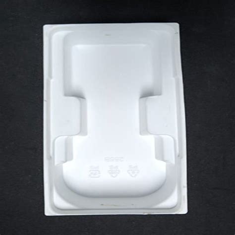 HIPS Rectanglular White Blister Mobile Charger Packaging Tray