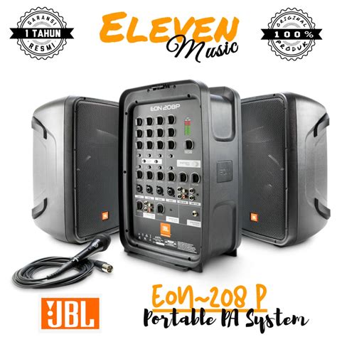 Jual Jbl Eon208p Speaker Portable Pa System Shopee Indonesia