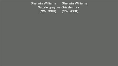 Sherwin Williams Grizzle Gray Vs Grizzle Gray Side By Side Comparison