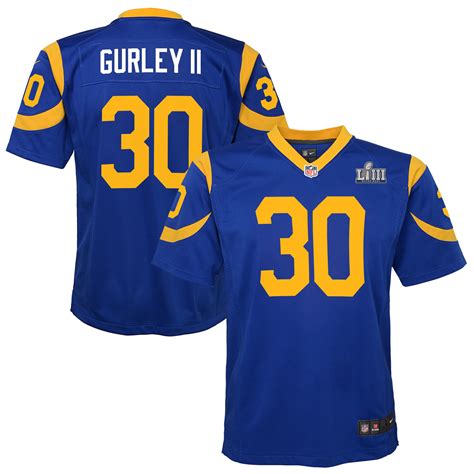 Nike Todd Gurley II Los Angeles Rams Youth Royal Super Bowl LIII Bound