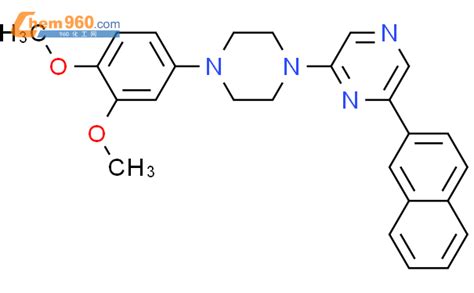 856001 77 9 PYRAZINE 2 4 3 4 DIMETHOXYPHENYL 1 PIPERAZINYL 6 2