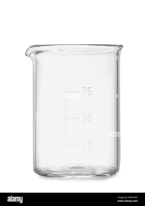 Empty Beaker Isolated On White Laboratory Glassware Stock Photo Alamy