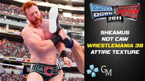 SHEAMUS WRESTLEMANIA 39 ATTIRE TEXTURE NOT CAW SVR 2011 By Nico