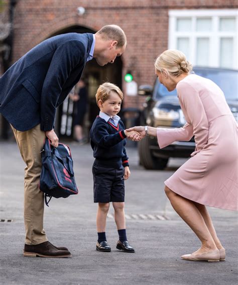 See Prince George Arrive For His First Day Of School Vanity Fair