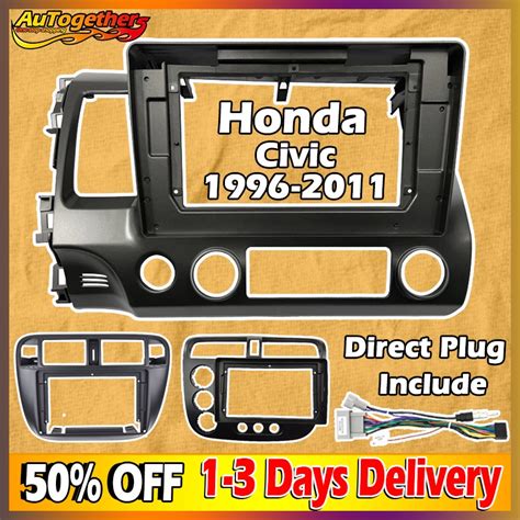 2 Din Car Stereo Frame Car Radio Fascia For Honda Civic 1996 2011 Car