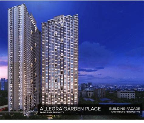 Allegra Garden Place 2 Bedroom With Parking Slot Pasalo Assume