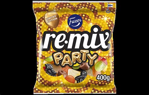Remix Party mix karkkipussi 400g - Fazer.fi