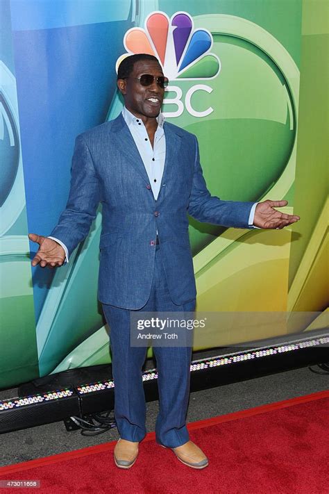 Wesley Snipes Attends The 2015 Nbc Upfront Presentation Red Carpet