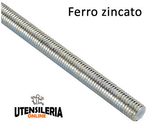 Barre Filettate In Ferro Zincato Elettroliticamente LTF1100 1mt 1100 01