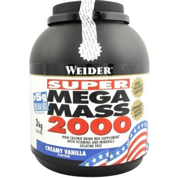 Weider SUPER MEGA MASS 2000 3000 g od 1 224 Kč Heureka cz