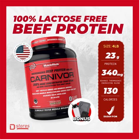 Musclemeds Carnivor Beef Protein Isolate Bstores Indonesia