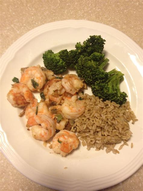 Calorie Dinner Rachael Ray Ginger Shrimp Trader Joe S Brown Rice