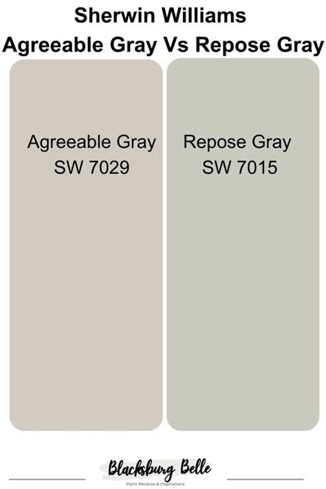 Agreeable Gray Vs Repose Gray Whats The Difference