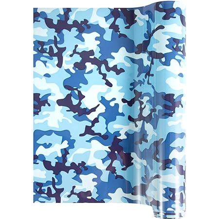 Amazon Guangyintong Camouflage Blue HTV 12in X 8ft Heat Transfer