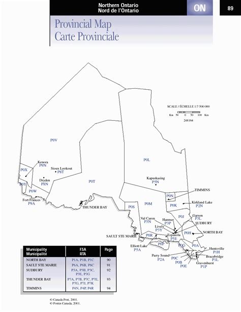 Navigating Ontario A Comprehensive Guide To Postal Codes Map