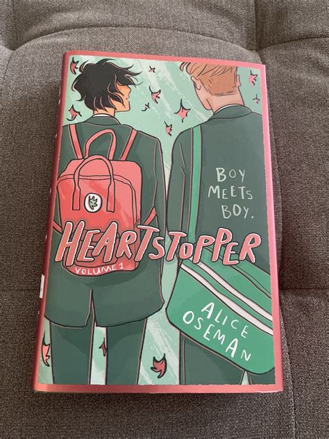 PREORDER Heartstopper Volumes 1 5 By Alice Oseman Stencil Sprayed Hand