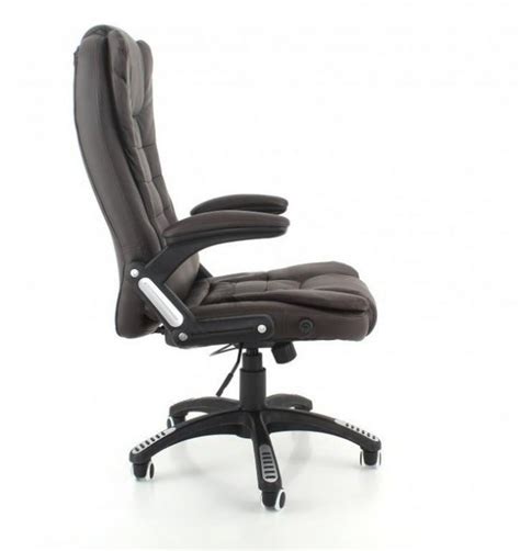 Кресло офисное AVKO AV02 LUX Brown, механизм Tilt, экокожа, откидное ...