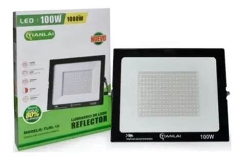 Reflector Led Exterior 100w Slim Luz Blanca R28w100 T2316 MercadoLibre