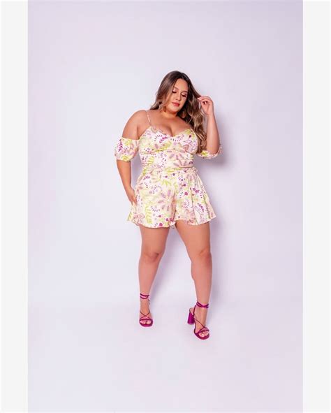 Riachuelo Conjunto Plus Size Estampado Ciganinha