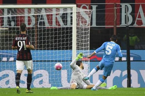 Milan Napoli Gol Di Allan E Doppietta Di